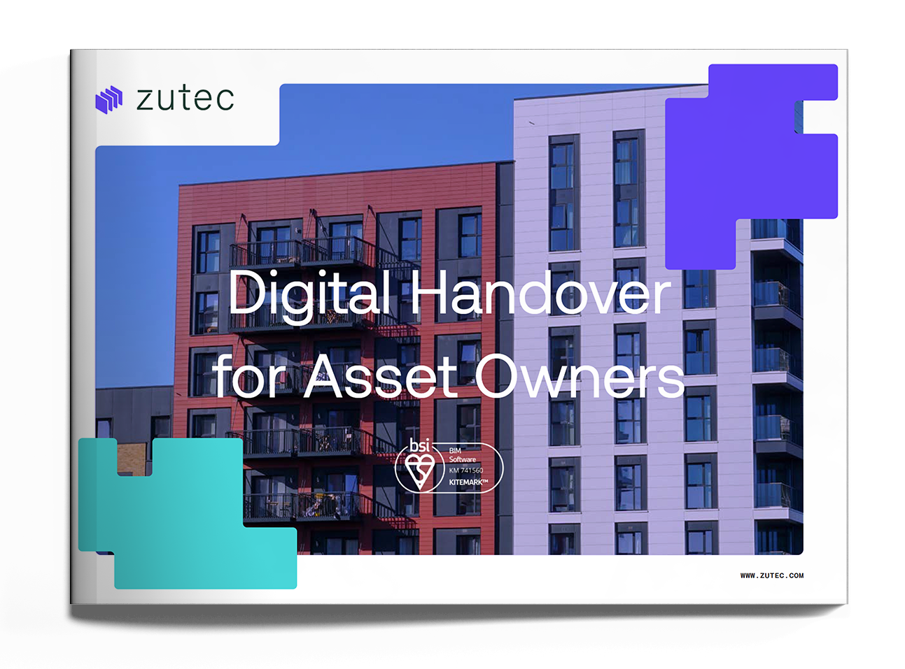 Zutec Digital Handover for Asset Owners Booklet Mockup Cover