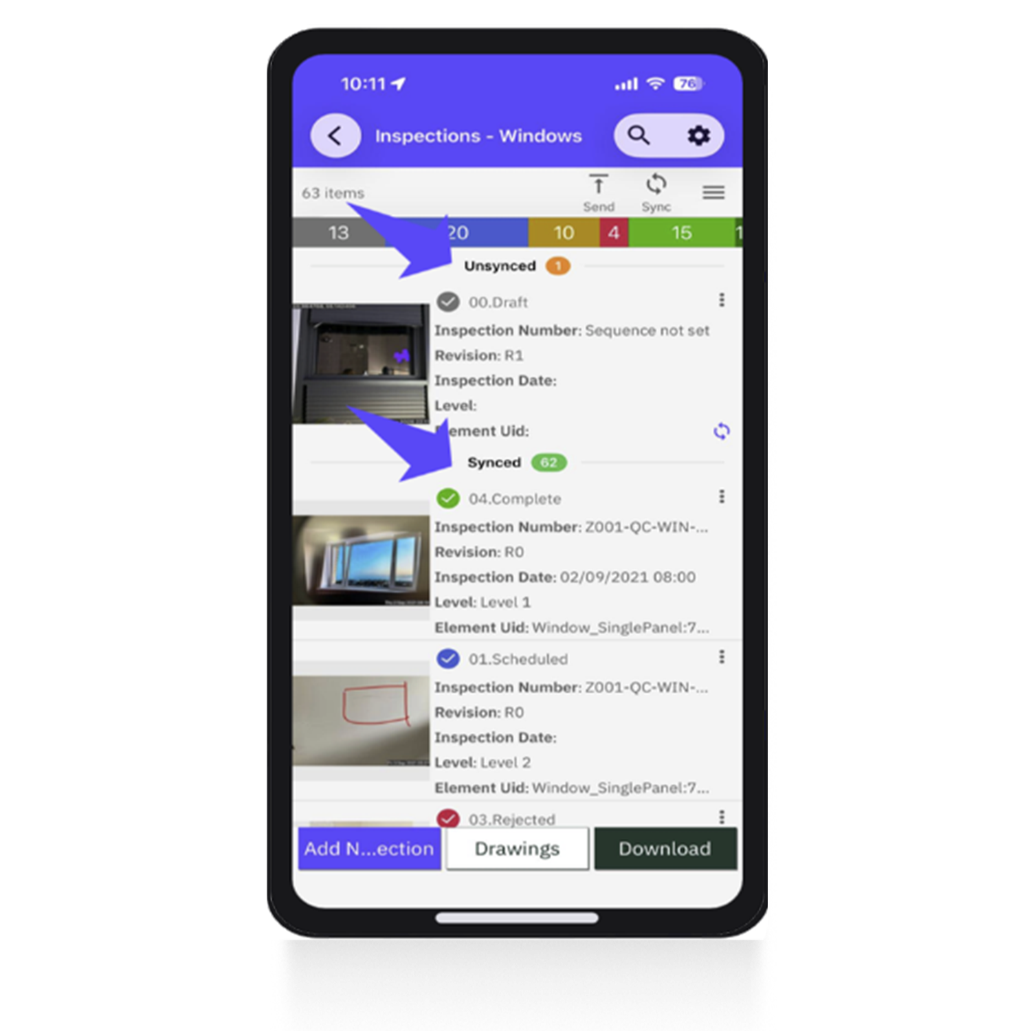 Sync Status - Zutec Field App