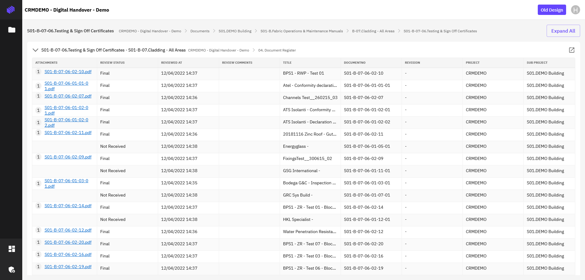 Zutec Cloud Associations view