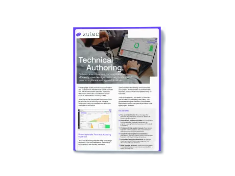 technical authoring service flyer