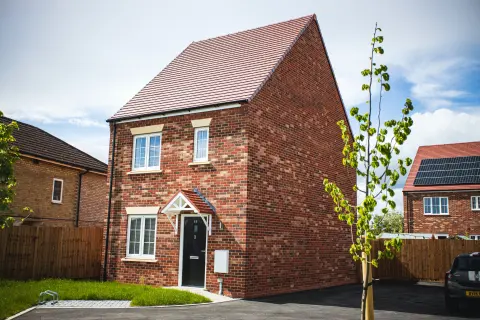 New build home in a UK Development